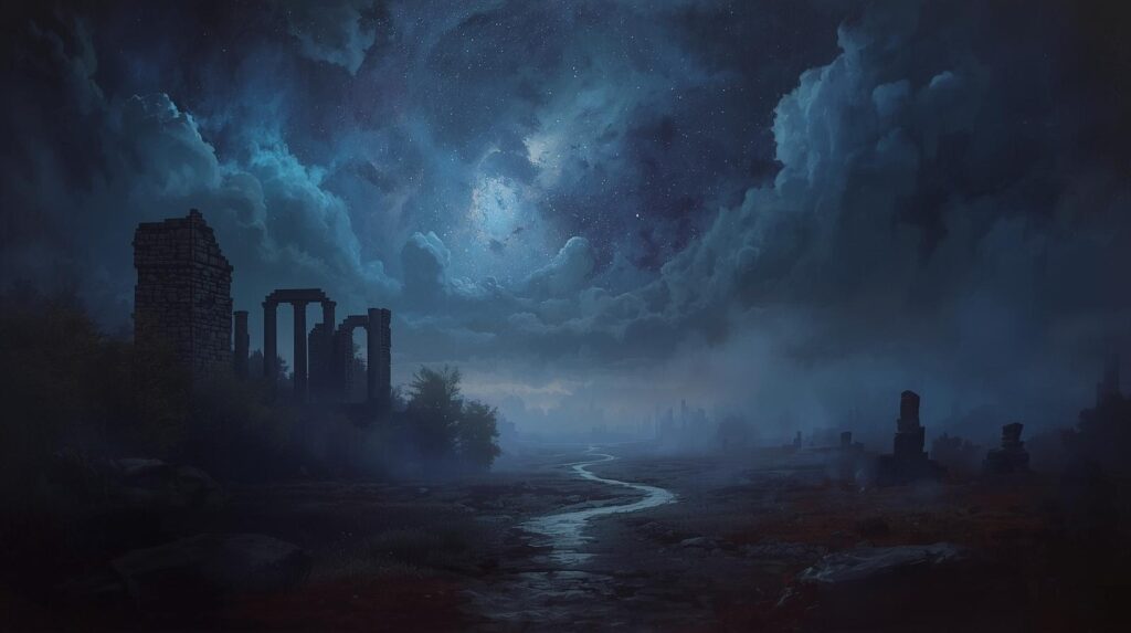 The unknown and unknowable.